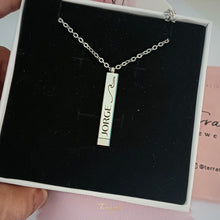 Cargar imagen en el visor de la galería, Collar personalizado Unisex Secret, en acero 316L. chapado en oro 18 k.