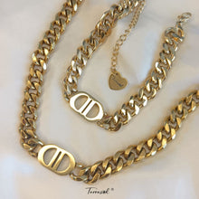 Cargar imagen en el visor de la galería, ¡Nuevo! Pulsera Golden Girl, en acero inoxidable.