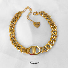 Cargar imagen en el visor de la galería, ¡Nuevo! Pulsera Golden Girl, en acero inoxidable.
