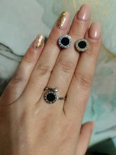 Cargar imagen en el visor de la galería, Pendientes Mini en acero inoxidable y piedra natural.