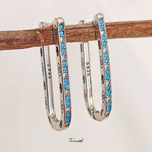 Cargar imagen en el visor de la galería, ¡Nuevo! Pendientes Fátima, en plata 925 y Circonitas