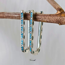 Cargar imagen en el visor de la galería, ¡Nuevo! Pendientes Fátima, en plata 925 y Circonitas