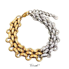 Cargar imagen en el visor de la galería, ¡Nuevo! Pulsera Eclipse, en eslabones de acero inoxidable.