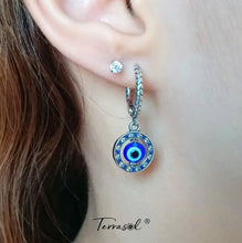 Cargar imagen en el visor de la galería, ¡Nuevo! Pendientes Ojo turco, en plata 925 y Circonitas