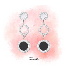 Cargar imagen en el visor de la galería, Pendientes Belinda en acero inoxidable.