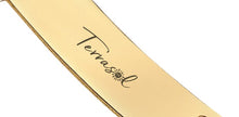 Cargar imagen en el visor de la galería, Pulsera Nina, personalizable en acero 316L chapado en oro 18 k.