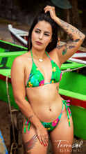 Cargar imagen en el visor de la galería, Biquini tanga Tropical Florest con UV50+