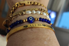 Cargar imagen en el visor de la galería, Pulsera Cubana baño doble oro 18 k. Unisex.