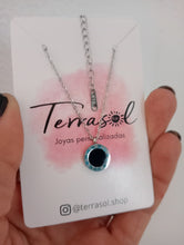 Cargar imagen en el visor de la galería, Collar Doble face MINI en acero inoxidable y dakar