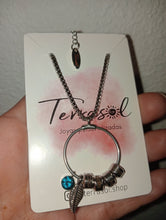 Cargar imagen en el visor de la galería, Collar Cristal personlizable en acero inoxidable con Circón.