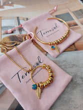 Cargar imagen en el visor de la galería, Collar Cristal personlizable en acero inoxidable con Circón.