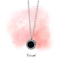 Cargar imagen en el visor de la galería, Collar Doble face MINI en acero inoxidable y dakar