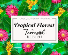 Cargar imagen en el visor de la galería, Bañador Tropical Florest con UV50+