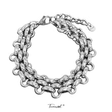 Cargar imagen en el visor de la galería, ¡Nuevo! Pulsera Eclipse, en eslabones de acero inoxidable.
