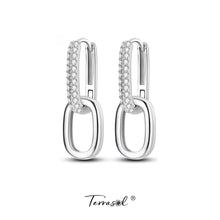 Charger l'image dans la galerie, ¡Nuevo!  Pendientes Lisa, en plata 925 y Circonitas.
