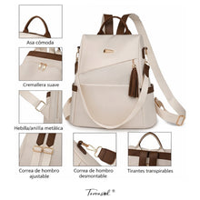 Cargar imagen en el visor de la galería, ¡Nuevo! Bolso Mochila Roma - Antirrobo
