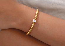 Cargar imagen en el visor de la galería, ¡Nuevo! Pulsera LOVE acero inoxidable y circonita
