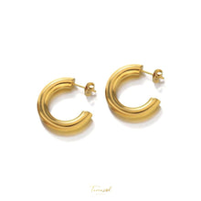 Cargar imagen en el visor de la galería, ¡Nuevo!  Pendientes Aros, en acero inoxidable.
