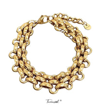 Cargar imagen en el visor de la galería, ¡Nuevo! Pulsera Eclipse, en eslabones de acero inoxidable.
