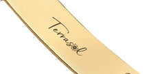 Cargar imagen en el visor de la galería, Pulsera Nina, personalizable en acero 316L chapado en oro 18 k.
